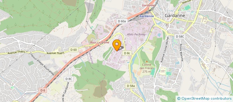 localisation de l'entreprise SUD TRAVAUX PUBLICS ET PRIVES à GARDANNE