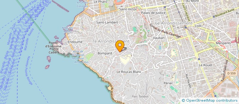 localisation de l'entreprise SUD UP à MARSEILLE
