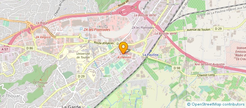 localisation de l'entreprise SUD VAR ENERGIE à LA GARDE