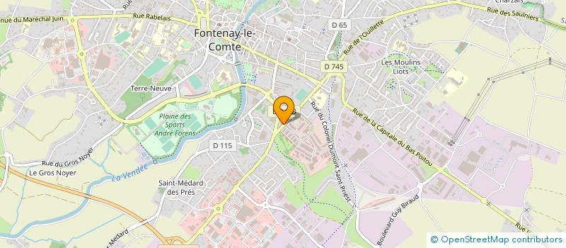 localisation de l'entreprise SUD VENDEE PROPRETE à FONTENAY-LE-COMTE