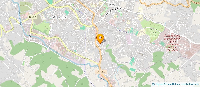 localisation de l'entreprise SUD VENTILATION  DRAGUIGNAN