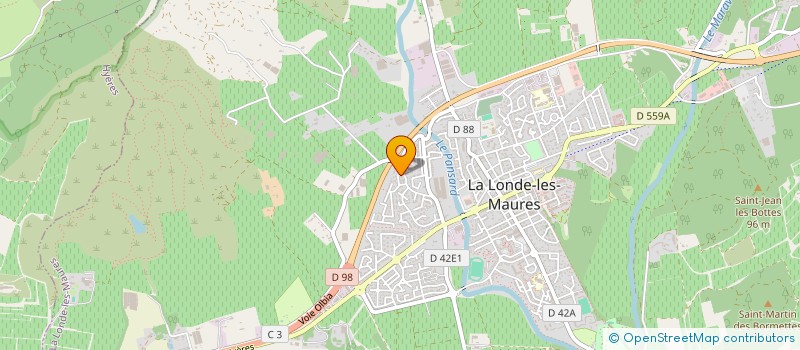 localisation de l'entreprise SUD VIDEO COMMUNICATION à LA LONDE LES MAURES