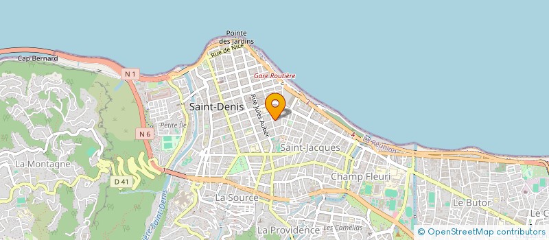 localisation de l'entreprise SUD VIDEO DISTRIBUTION à SAINT-DENIS