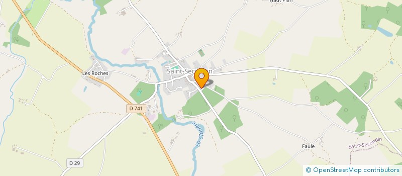 localisation de l'entreprise SUD VIENNE BATIMENT  JOUSSE