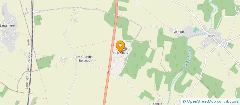 localisation de l'entreprise SUD VIENNE ENTRETIEN DEPANNAGE PAR ABREVIATION SVED BATI CONCEPT à CHAUNAY