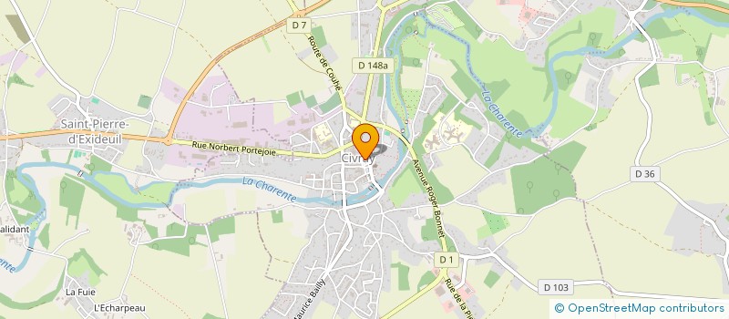 localisation de l'entreprise SUD VIENNE IMMOBILIER à CIVRAY