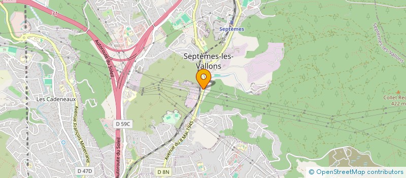 localisation de l'entreprise SUD VTT à SEPTEMES-LES-VALLONS