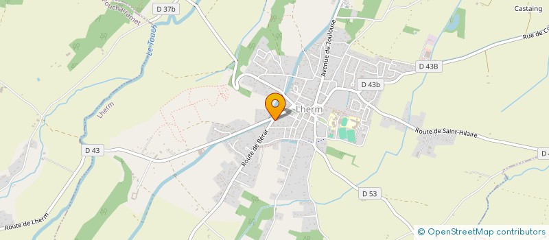 localisation de l'entreprise SUD-WASTE ASSO à LHERM