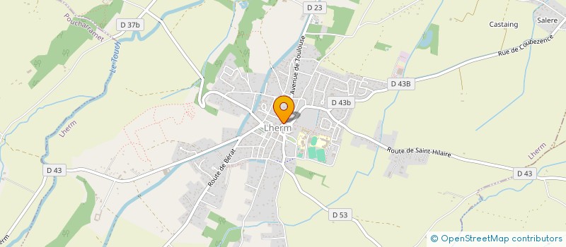 localisation de l'entreprise SUD-WASTE HOLDING à LHERM
