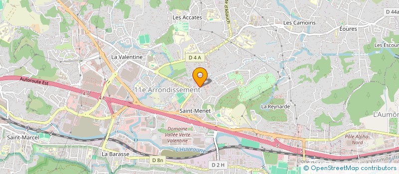 localisation de l'entreprise SUD WEB COMMUNICATION à MARSEILLE