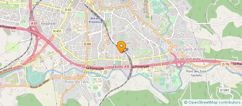 localisation de l'entreprise SUDAIX DEPANNAGE à AIX-EN-PROVENCE