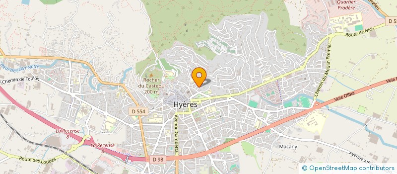 localisation de l'entreprise SUDAKO à HYERES