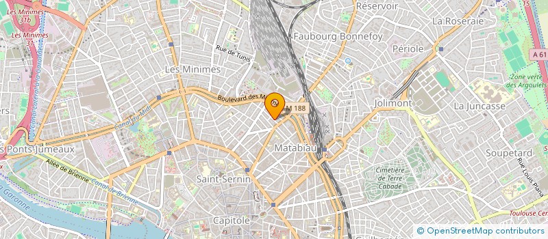 localisation de l'entreprise SUDALIS à TOULOUSE