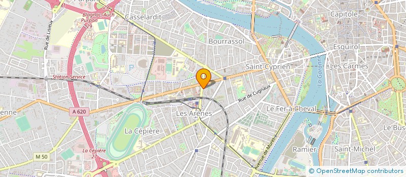 localisation de l'entreprise SUDAUTO à TOULOUSE
