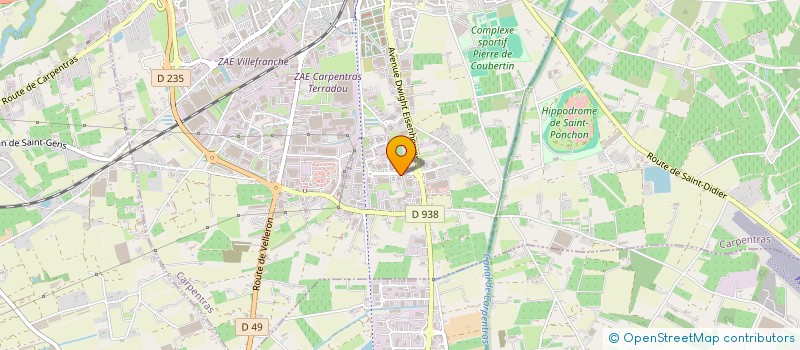 localisation de l'entreprise SUDAUTO DISTRIBUTION à CARPENTRAS