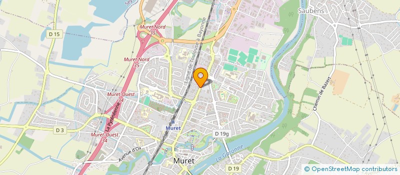 localisation de l'entreprise SUDAXE  MURET