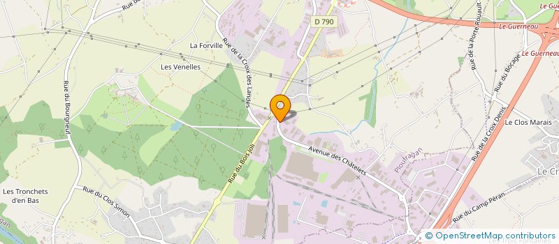 localisation de l'entreprise SUDAZ  PLOUFRAGAN