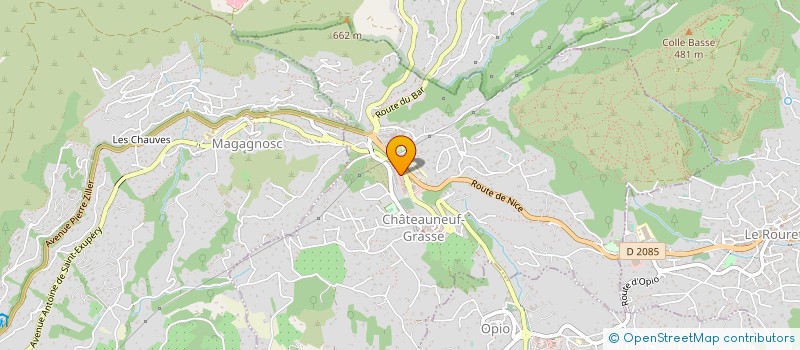 localisation de l'entreprise SUDAZUR PISCINES  CHATEAUNEUF-GRASSE