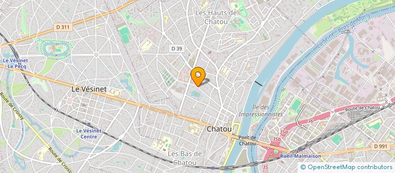 localisation de l'entreprise SUDBA HOLDING  CHATOU