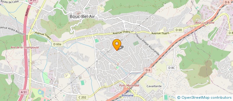 localisation de l'entreprise SUDBAT à BOUC-BEL-AIR