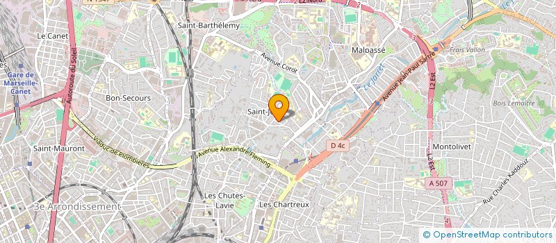 localisation de l'entreprise SUDBAT-RENOV à MARSEILLE