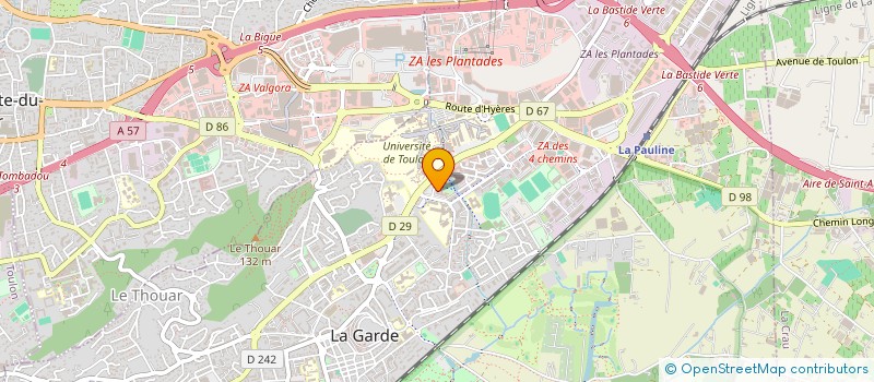 localisation de l'entreprise SUDBLAST à LA GARDE