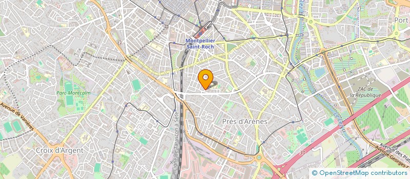 localisation de l'entreprise SUDCEVEN' à MONTPELLIER