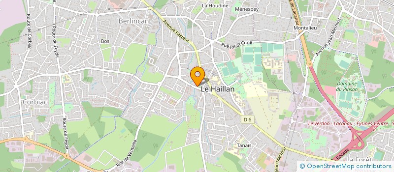 localisation de l'entreprise SUDCOM à LE HAILLAN