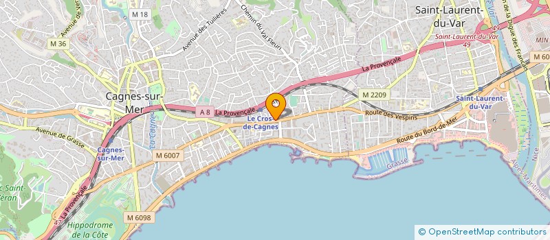 localisation de l'entreprise SUDDATH-DEVILLE à CAGNES-SUR-MER