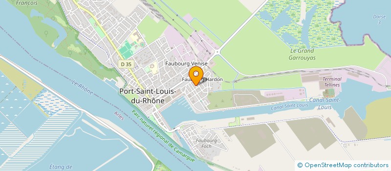 localisation de l'entreprise SUDDISTRIB à PORT-SAINT-LOUIS