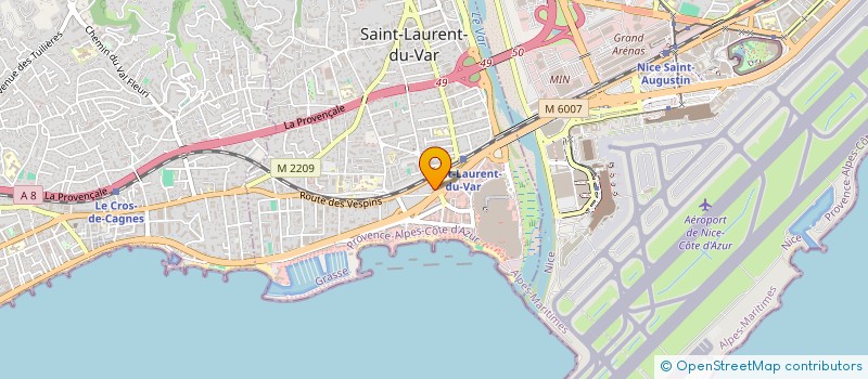 localisation de l'entreprise SUDEA PROMOTION  SAINT-LAURENT-DU-VAR