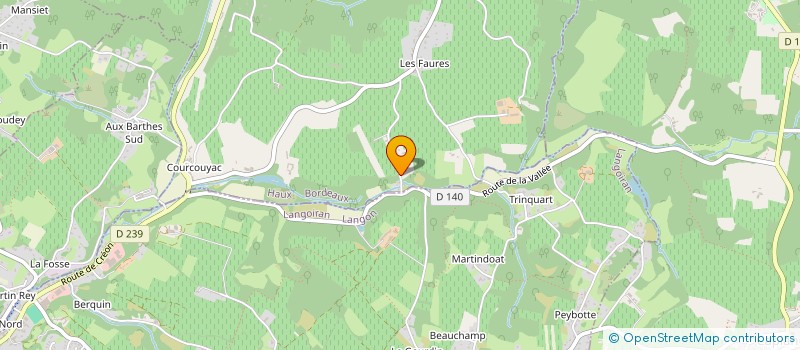 localisation de l'entreprise SUDECO BASSIN  HAUX