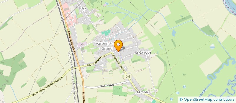 localisation de l'entreprise SUDELEC  VARENNES-LE-GRAND