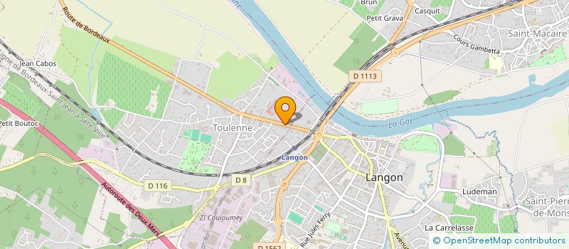 localisation de l'entreprise SUDELEK  TOULENNE