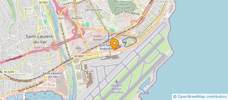 localisation de l'entreprise SUDEM à NICE