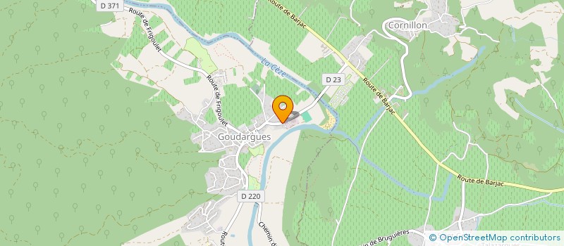 localisation de l'entreprise SUDENFIN  GOUDARGUES