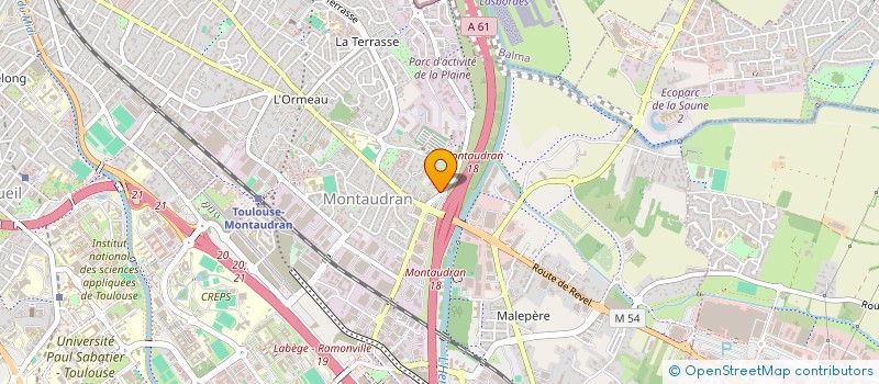 localisation de l'entreprise SUDEVELOPPEMENT à TOULOUSE
