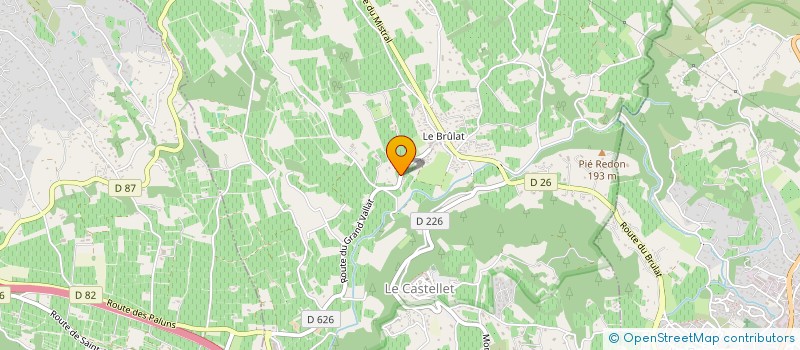 localisation de l'entreprise SUDEX INGENIERIE à LE CASTELLET