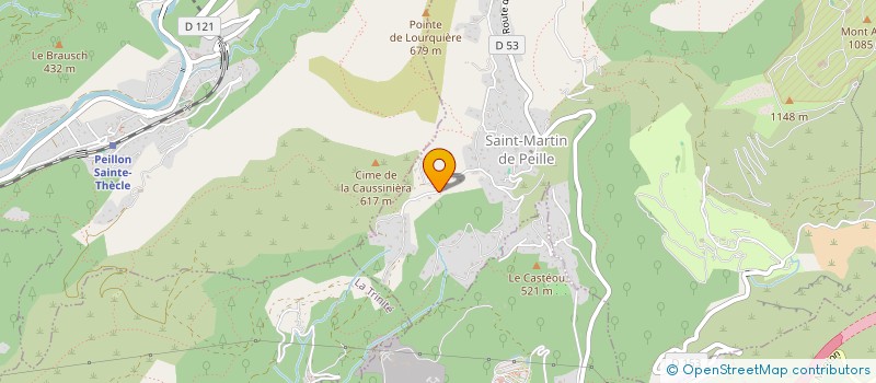 localisation de l'entreprise SUDEXIA  PEILLE