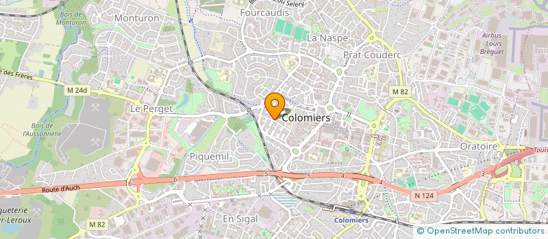 localisation de l'entreprise SUDFO LA WEB à COLOMIERS