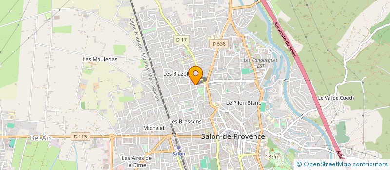 localisation de l'entreprise SUDFORAGE BTP  SALON-DE-PROVENCE