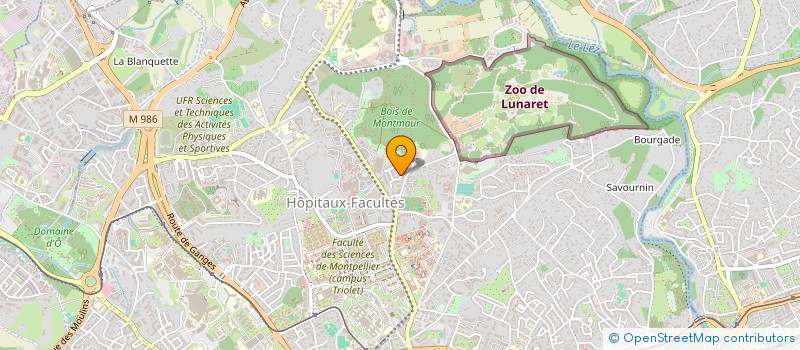 localisation de l'entreprise SUDHEMISPHERE à MONTPELLIER