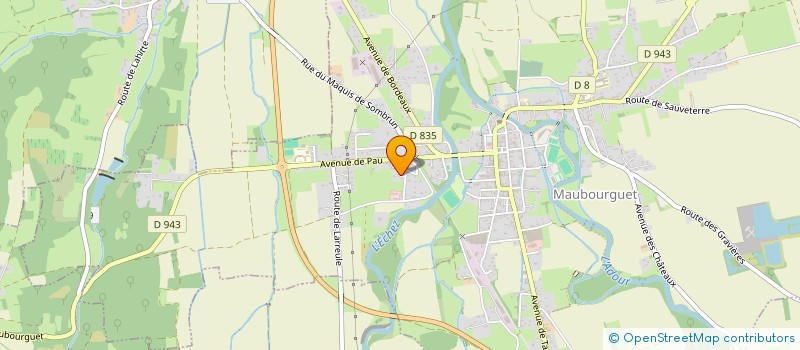 localisation de l'entreprise SUDIAL  MAUBOURGUET