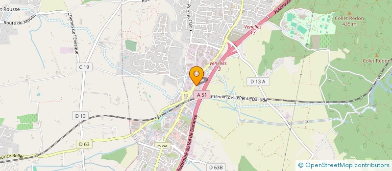 localisation de l'entreprise SUDIBAT TRAVAUX  VENELLES