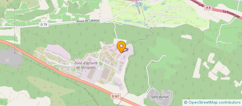 localisation de l'entreprise SUDIBOIS à BRIGNOLES