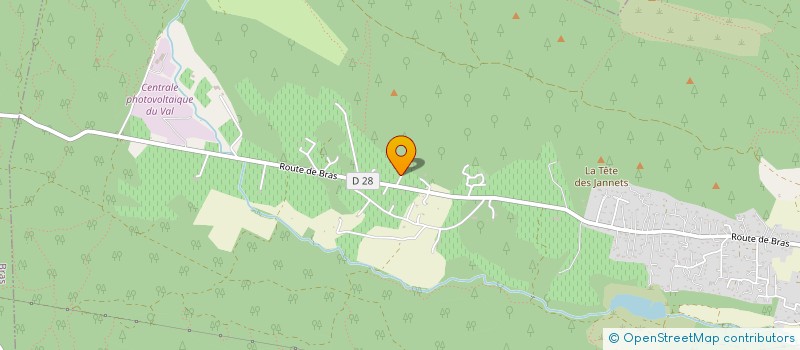 localisation de l'entreprise SUDIMMO II  LE VAL