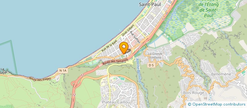 localisation de l'entreprise SUDINVEST  LE TAMPON