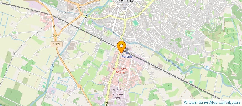 localisation de l'entreprise SUDIPERT à PERTUIS