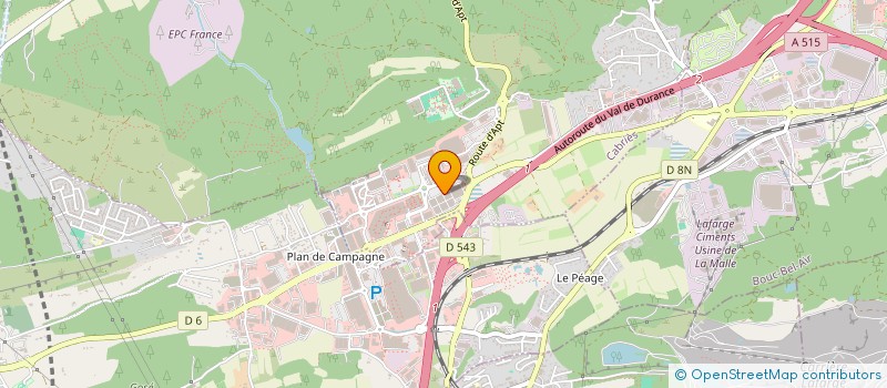 localisation de l'entreprise SUDIPLAN  CABRIES