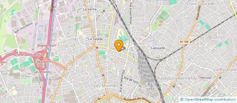 localisation de l'entreprise SUDLUXE à TOULOUSE